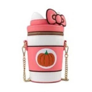 Loungefly Hello Kitty Pumpkin Spice Kitty Cup Crossbody Bag NWT